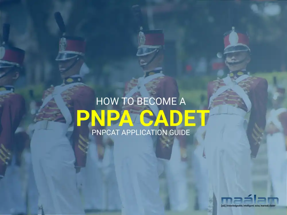 PNPA cadets in formation